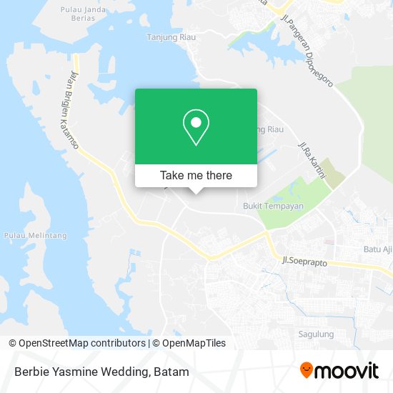 Berbie Yasmine Wedding map