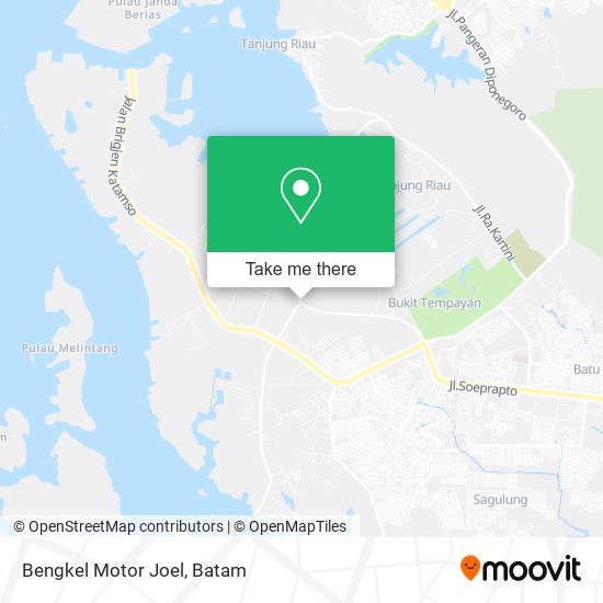 Bengkel Motor Joel map