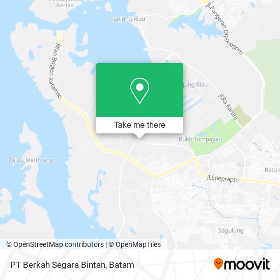 PT Berkah Segara Bintan map