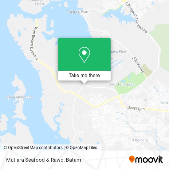 Mutiara Seafood & Rawo map