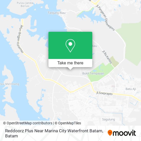 Reddoorz Plus Near Marina City Waterfront Batam map