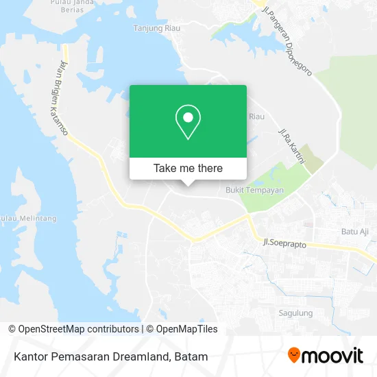 Kantor Pemasaran Dreamland map