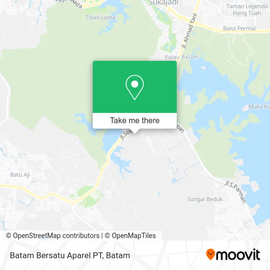 Batam Bersatu Aparel PT map