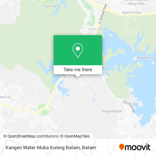Kangen Water Muka Kuning Batam map