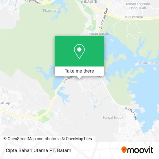 Cipta Bahari Utama PT map