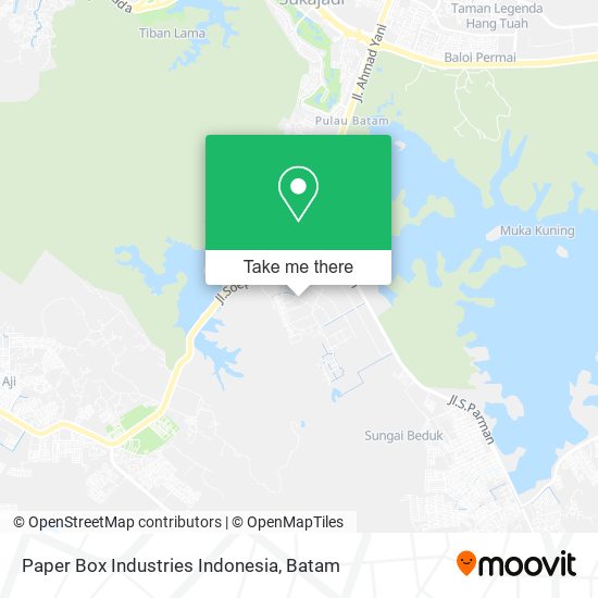 Paper Box Industries Indonesia map