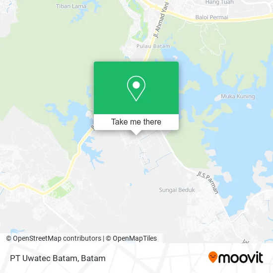 PT Uwatec Batam map