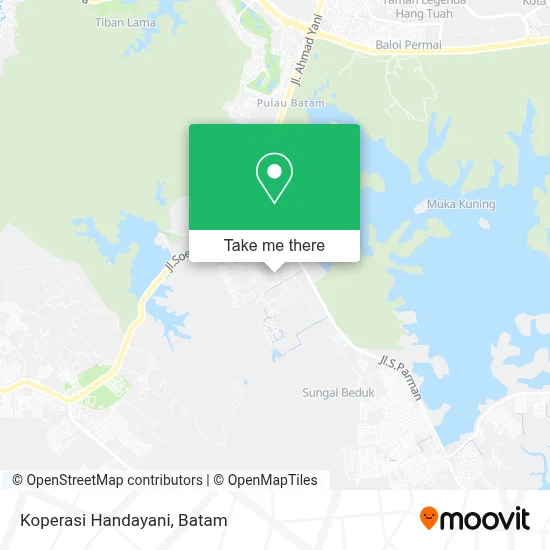Koperasi Handayani map
