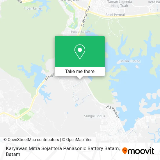 Karyawan Mitra Sejahtera Panasonic Battery Batam map