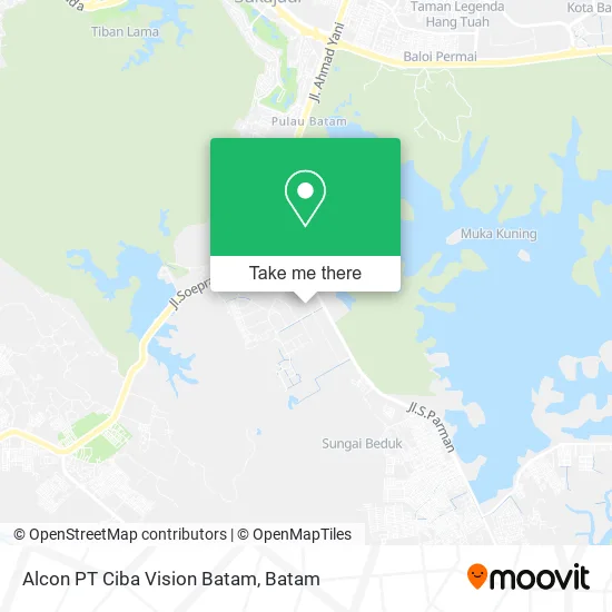 Alcon PT Ciba Vision Batam map
