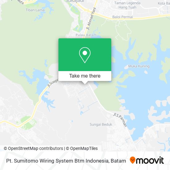 Pt. Sumitomo Wiring System Btm Indonesia map