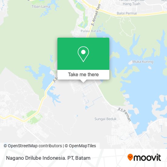 Nagano Drilube Indonesia. PT map