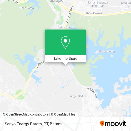 Sanyo Energy Batam, PT map