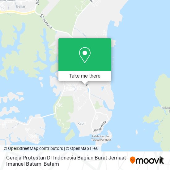 Gereja Protestan DI Indonesia Bagian Barat Jemaat Imanuel Batam map