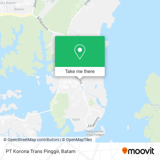 PT Korona Trans Pinggir map