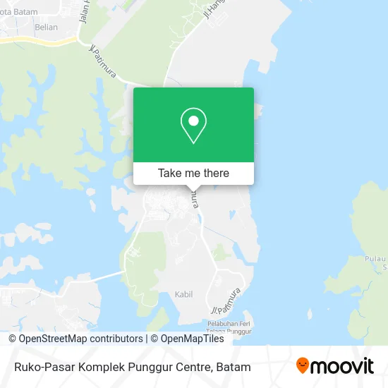 Ruko-Pasar Komplek Punggur Centre map