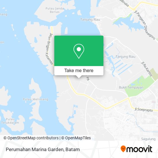 Perumahan Marina Garden map