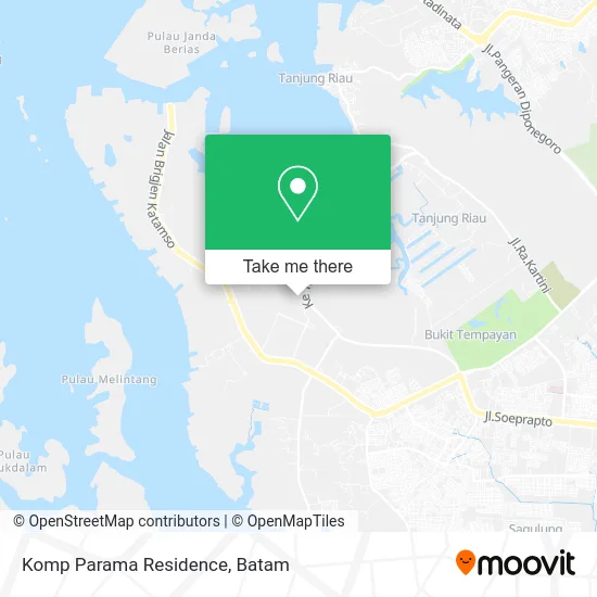 Komp Parama Residence map