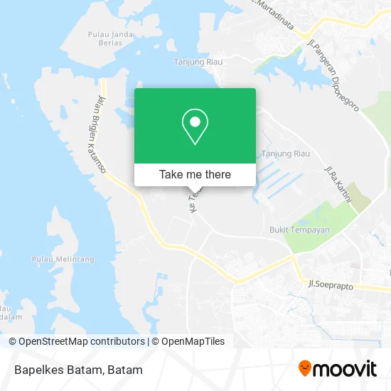 Bapelkes Batam map