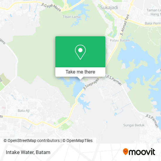 Intake Water map