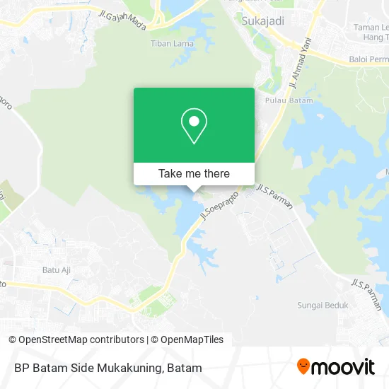 BP Batam Side Mukakuning map