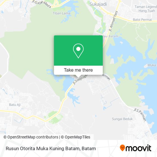 Rusun Otorita Muka Kuning Batam map