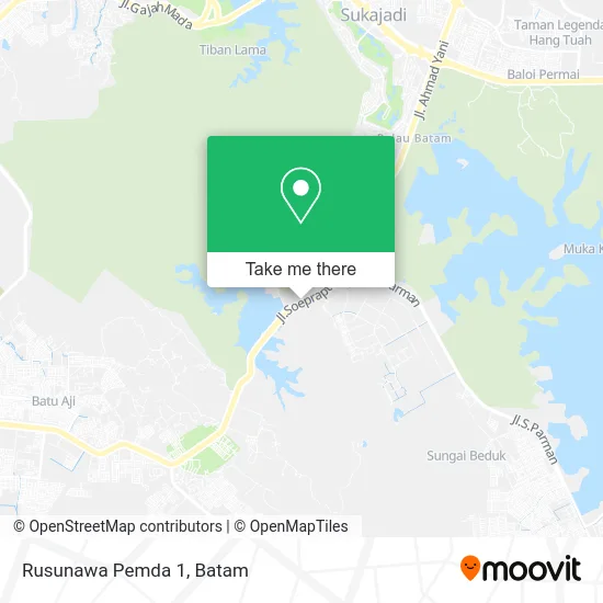 Rusunawa Pemda 1 map