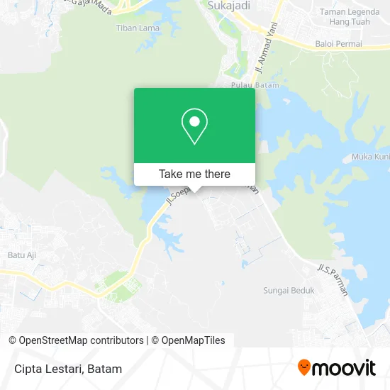 Cipta Lestari map