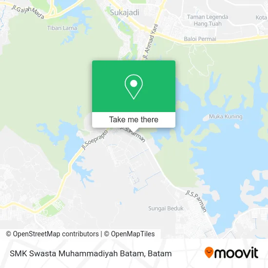 SMK Swasta Muhammadiyah Batam map