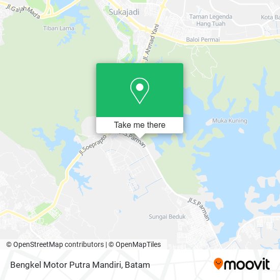 Bengkel Motor Putra Mandiri map