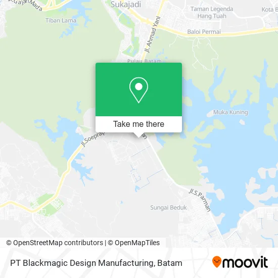 PT Blackmagic Design Manufacturing map