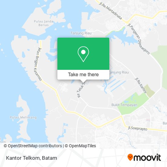 Kantor Telkom map