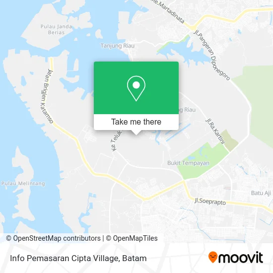 Info Pemasaran Cipta Village map