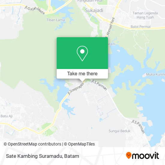 Sate Kambing Suramadu map