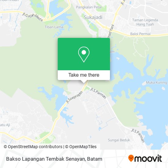 Bakso Lapangan Tembak Senayan map