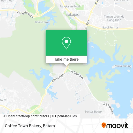Coffee Town Bakery map