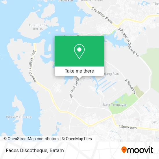 Faces Discotheque map