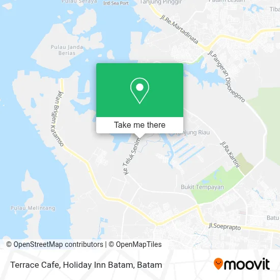 Terrace Cafe, Holiday Inn Batam map