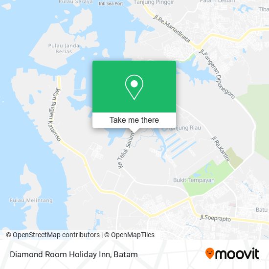 Diamond Room Holiday Inn map