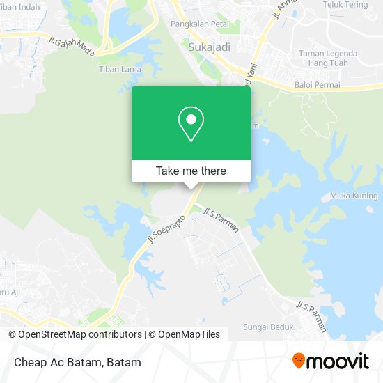 Cheap Ac Batam map