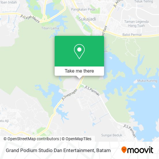 Grand Podium Studio Dan Entertainment map
