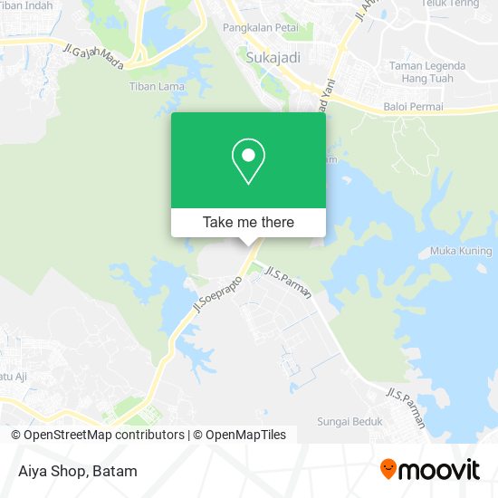 Aiya Shop map