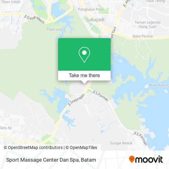 Sport Massage Center Dan Spa map