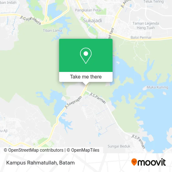 Kampus Rahmatullah map