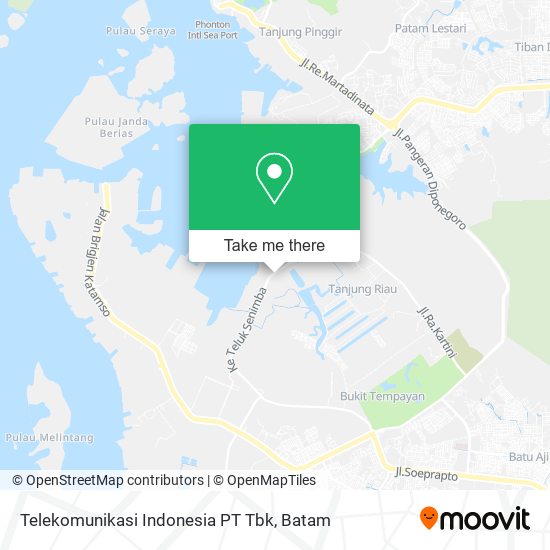 Telekomunikasi Indonesia PT Tbk map