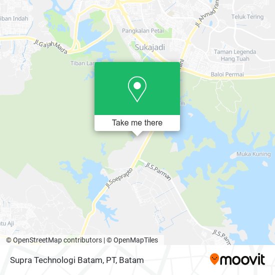 Supra Technologi Batam, PT map