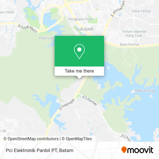 Pci Elektronik Panbil PT map