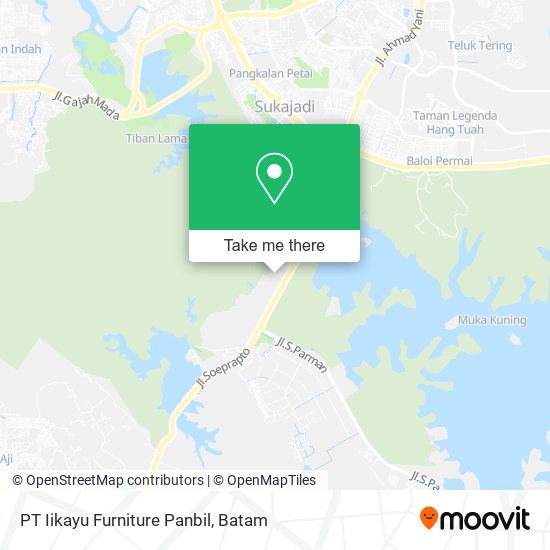 PT Iikayu Furniture Panbil map