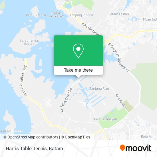 Harris Table Tennis map