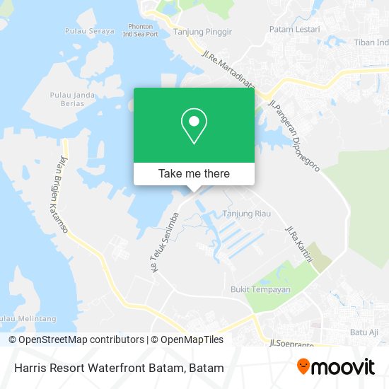 Harris Resort Waterfront Batam map